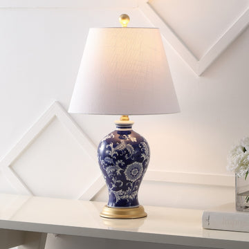Grace 24" Floral LED Table Lamp - JONATHAN Y